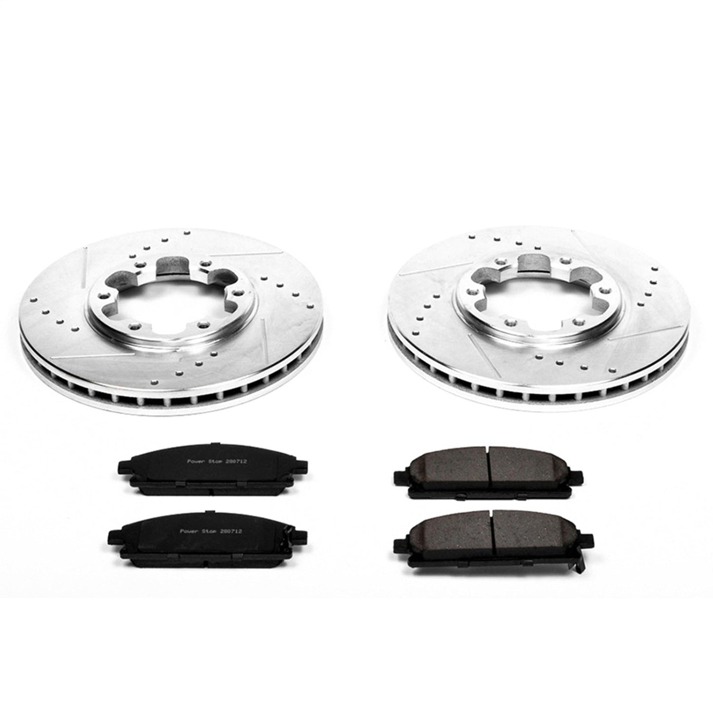 PowerStop Front Z23 Evolution Sport Brake Kit | Nissan Pathfinder (96-98) (K1175)