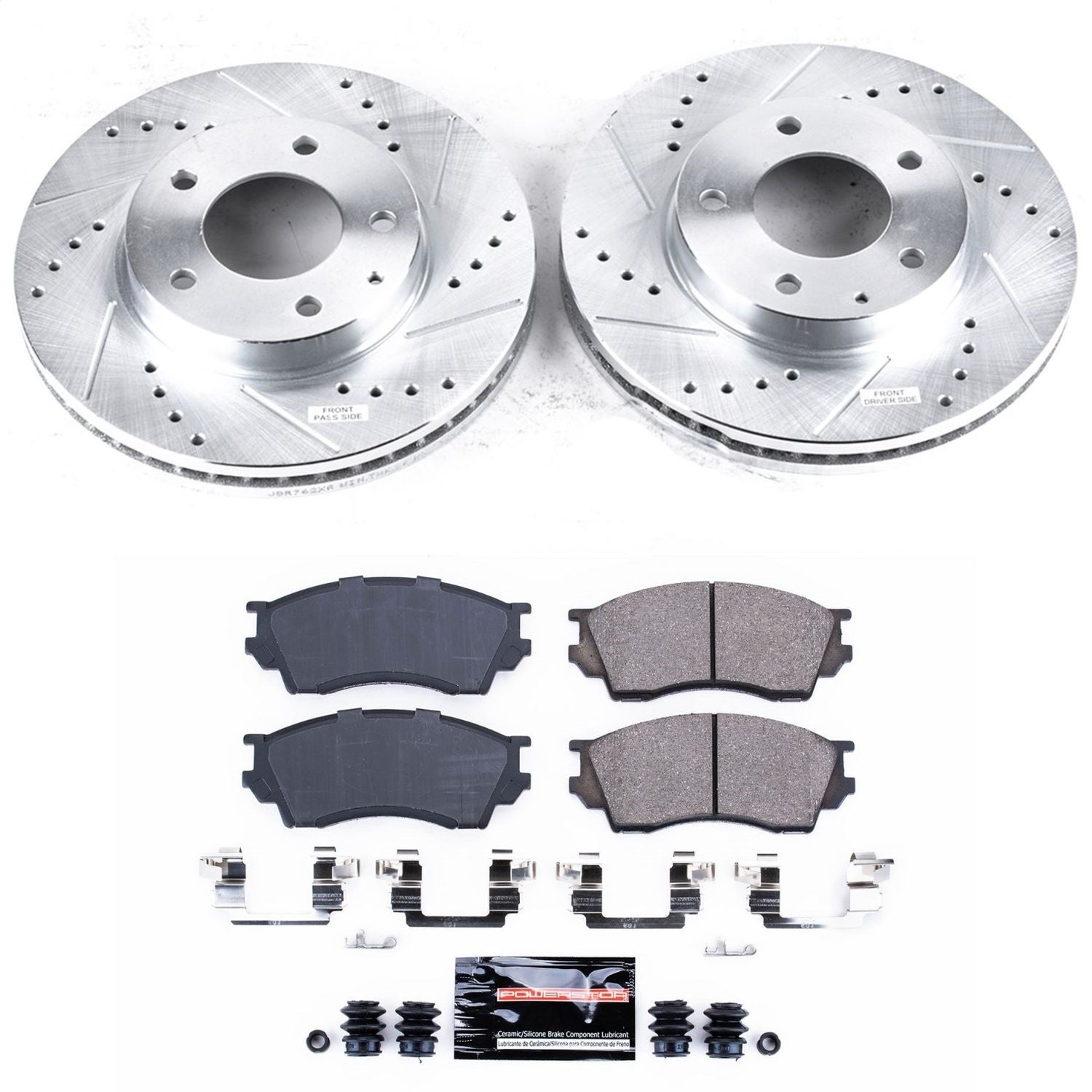 PowerStop Front Z23 Evolution Sport Brake Kit | Mazda Millenia (95-00) (K1186)