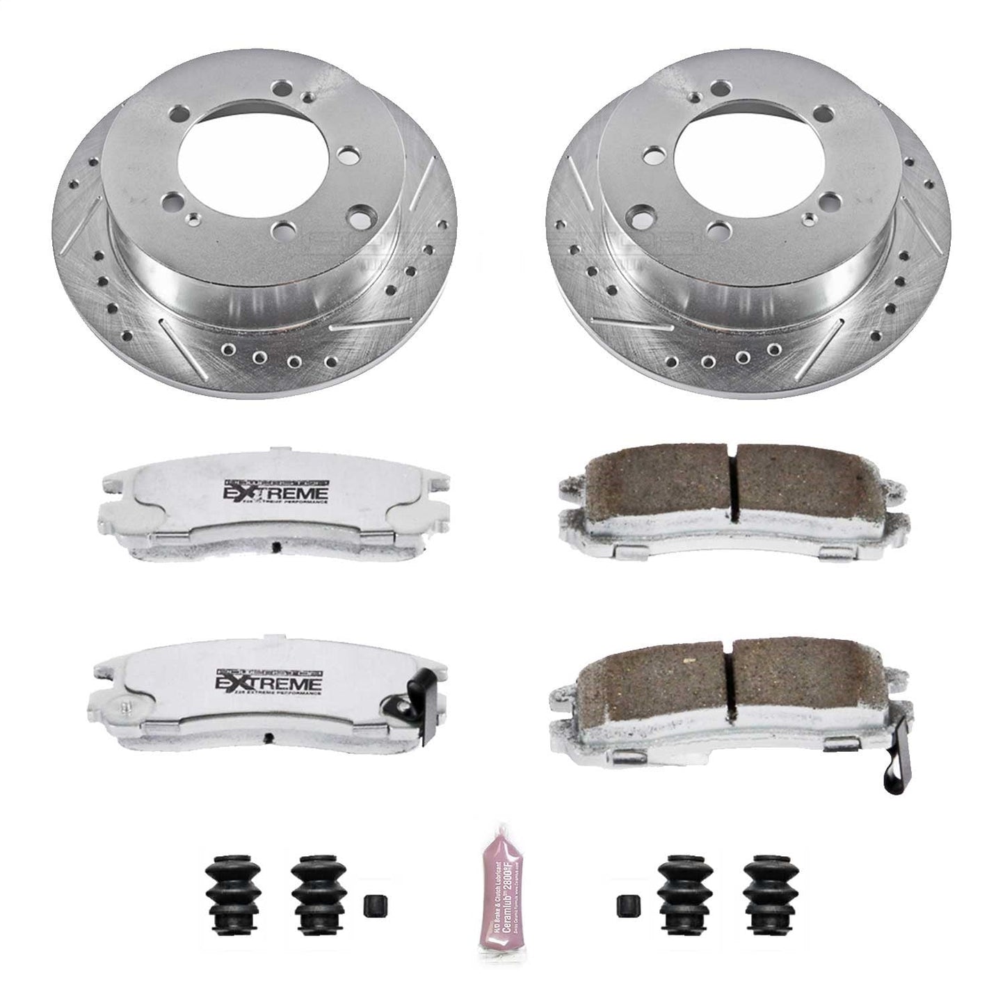 PowerStop Rear Z26 Street Warrior Brake Kit | Chrysler Sebring (95-05) (K1203-26)