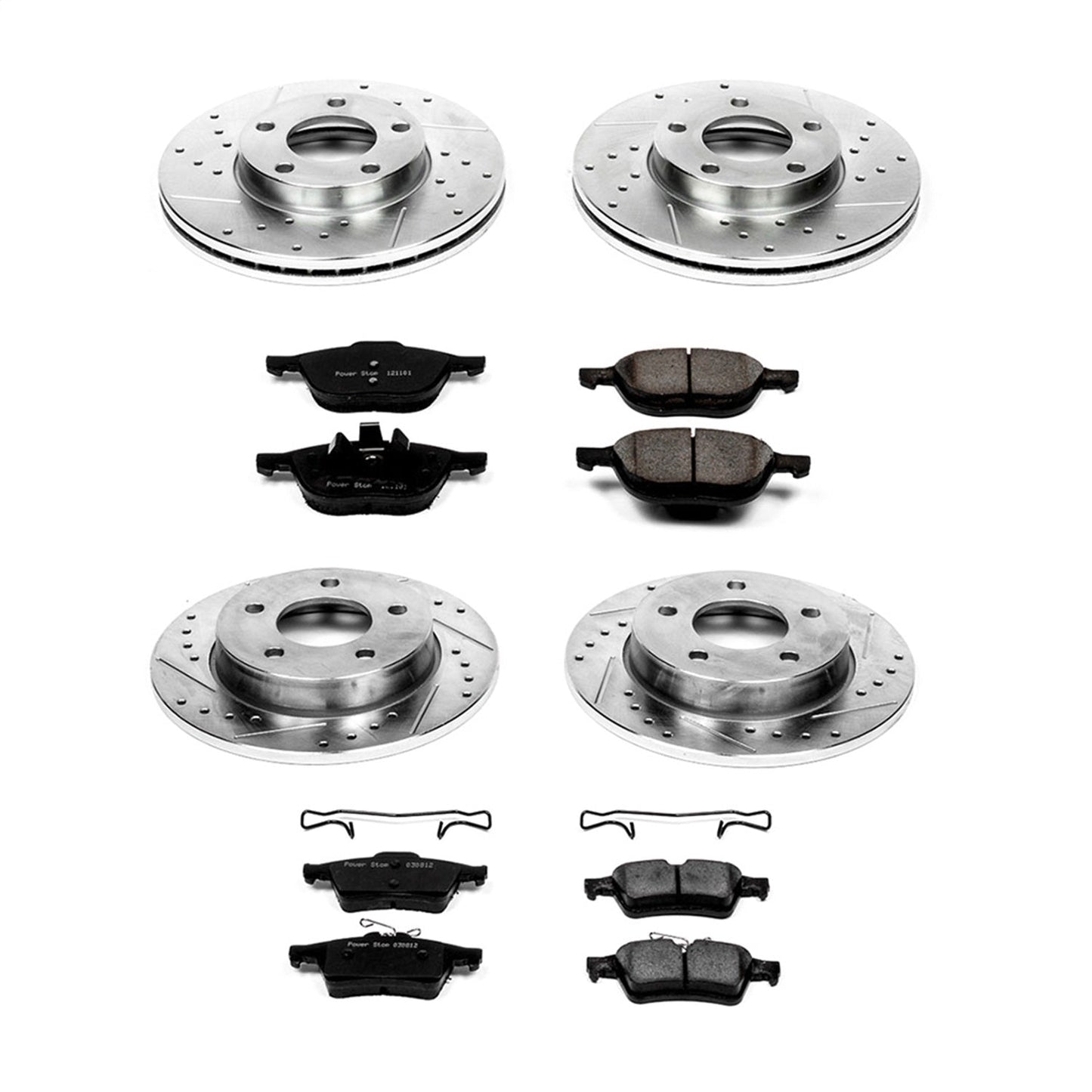 PowerStop Front & Rear Z23 Evolution Sport Brake Kit | Mazda 3 (06-13) (K121)