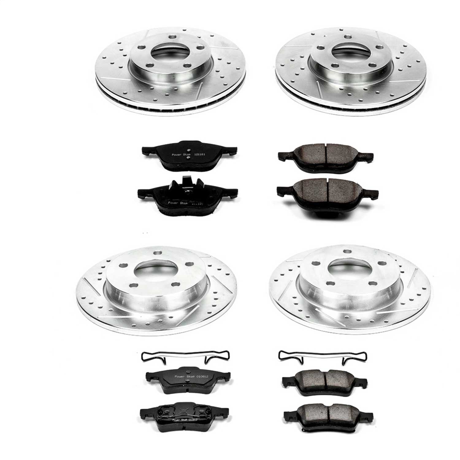 PowerStop Front & Rear Z23 Evolution Sport Brake Kit | Mazda 3 (04-05) (K122)