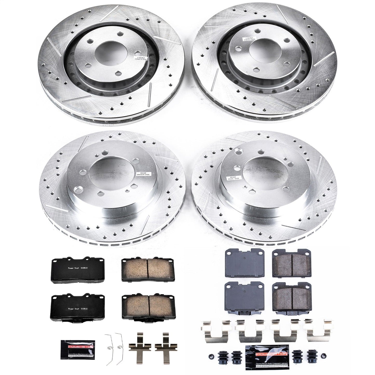 PowerStop Front & Rear Z23 Evolution Sport Brake Kit | Dodge Stealth (95-96) (K1224)