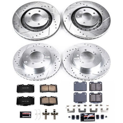PowerStop Front & Rear Z23 Evolution Sport Brake Kit | Dodge Stealth (95-96) (K1224)