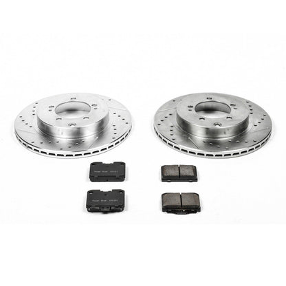 PowerStop Rear Z23 Evolution Sport Brake Kit | Dodge Stealth (95-96) (K1226)