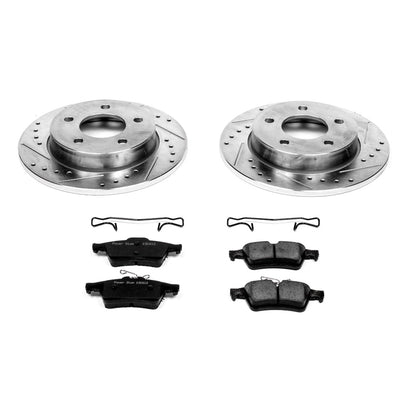 PowerStop Rear Z23 Evolution Sport Brake Kit | Mazda 3 (06-13) (K123)