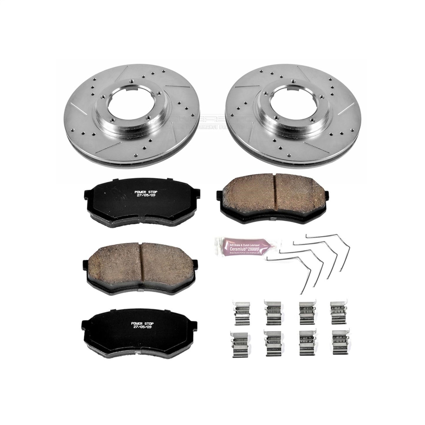 PowerStop Front Z23 Evolution Sport Brake Kit | Toyota Tacoma (95-04) (K1232)