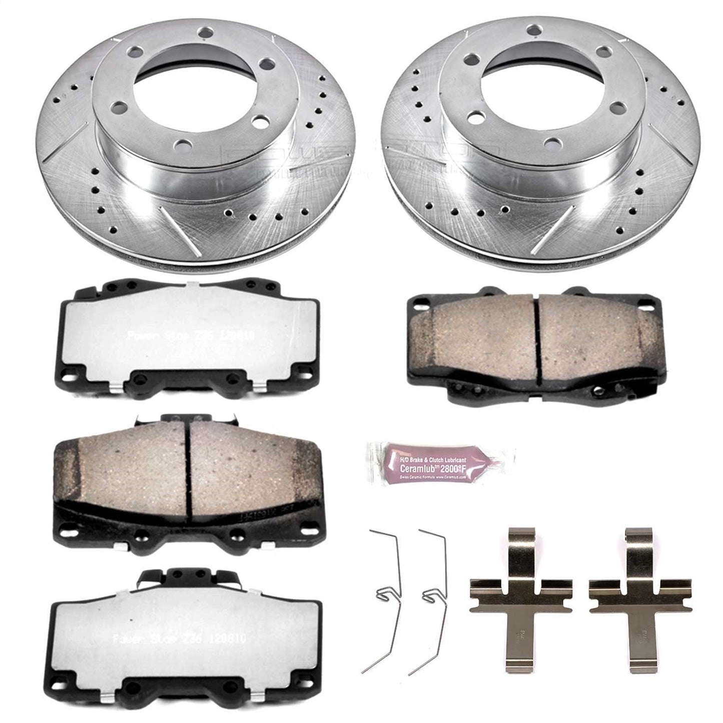 PowerStop Front Z36 Truck & Tow Brake Kit | Toyota 4Runner (95-02) (K1233-36)