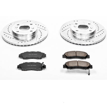 PowerStop Front Z23 Evolution Sport Brake Kit | Acura CL (98-99) (K1237)