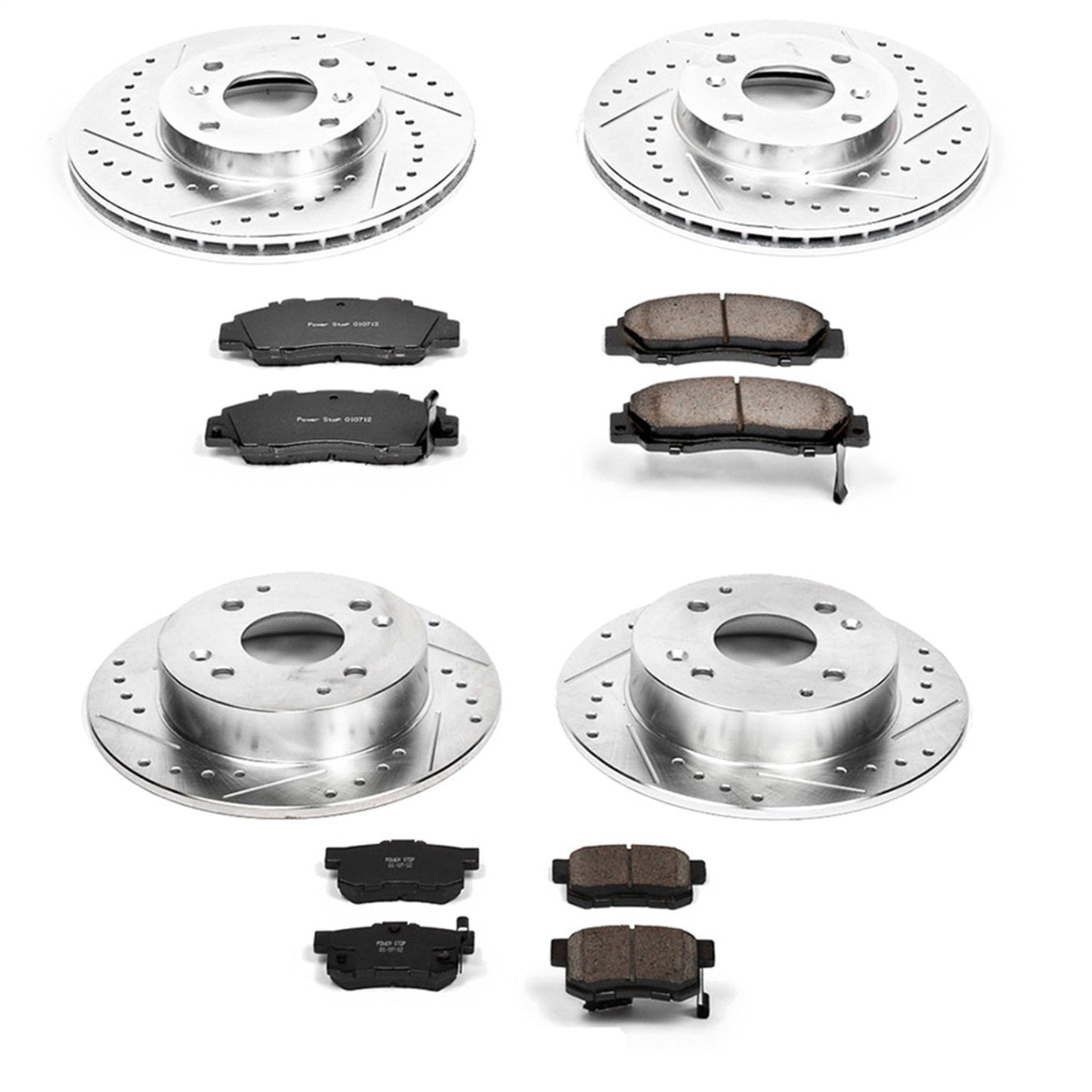 PowerStop Front & Rear Z23 Evolution Sport Brake Kit | Acura CL (98-99) (K1238)