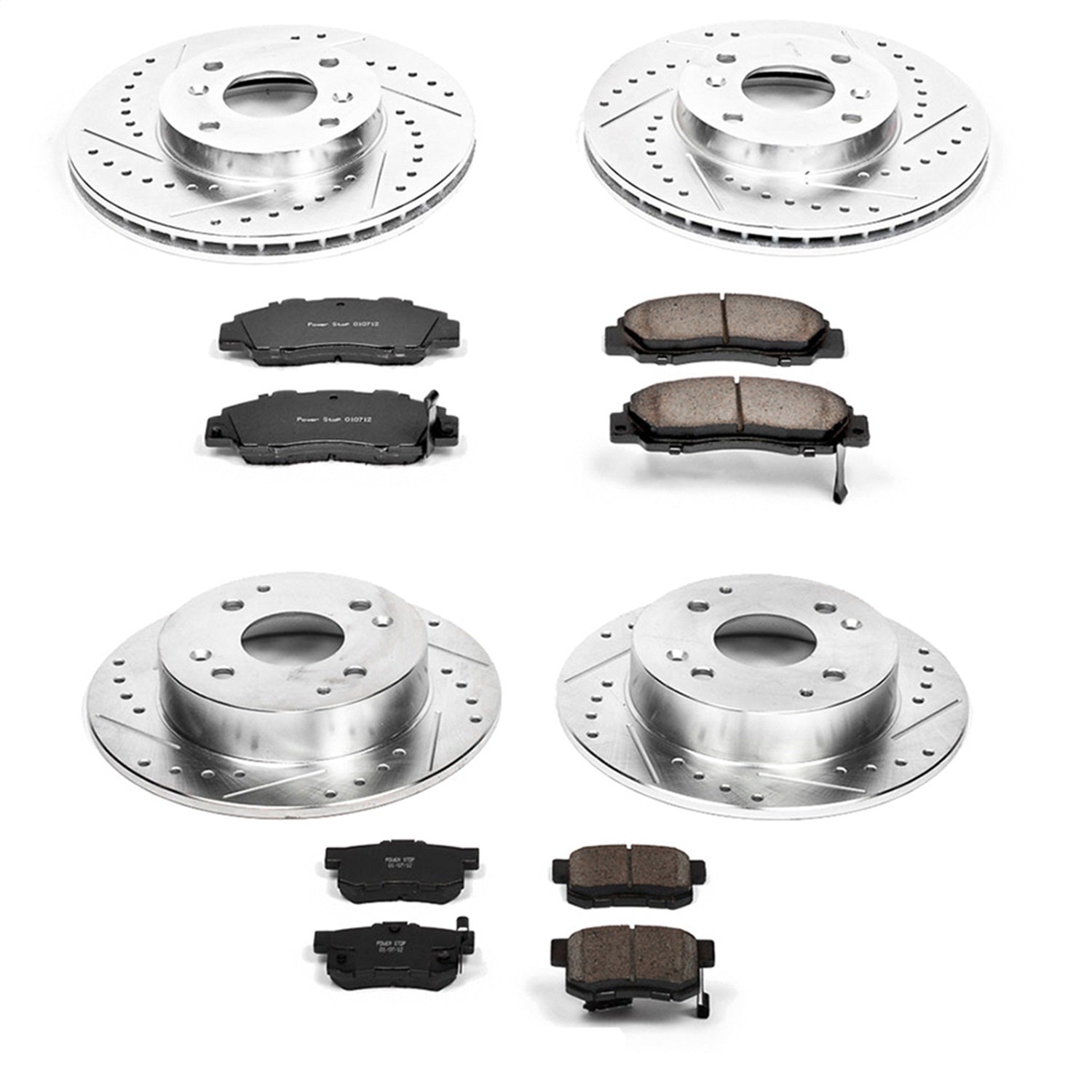 PowerStop Front & Rear Z23 Evolution Sport Brake Kit | Acura CL (98-99) (K1238)