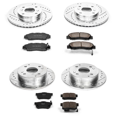 PowerStop Front & Rear Z23 Evolution Sport Brake Kit | Acura CL (98-99) (K1238)