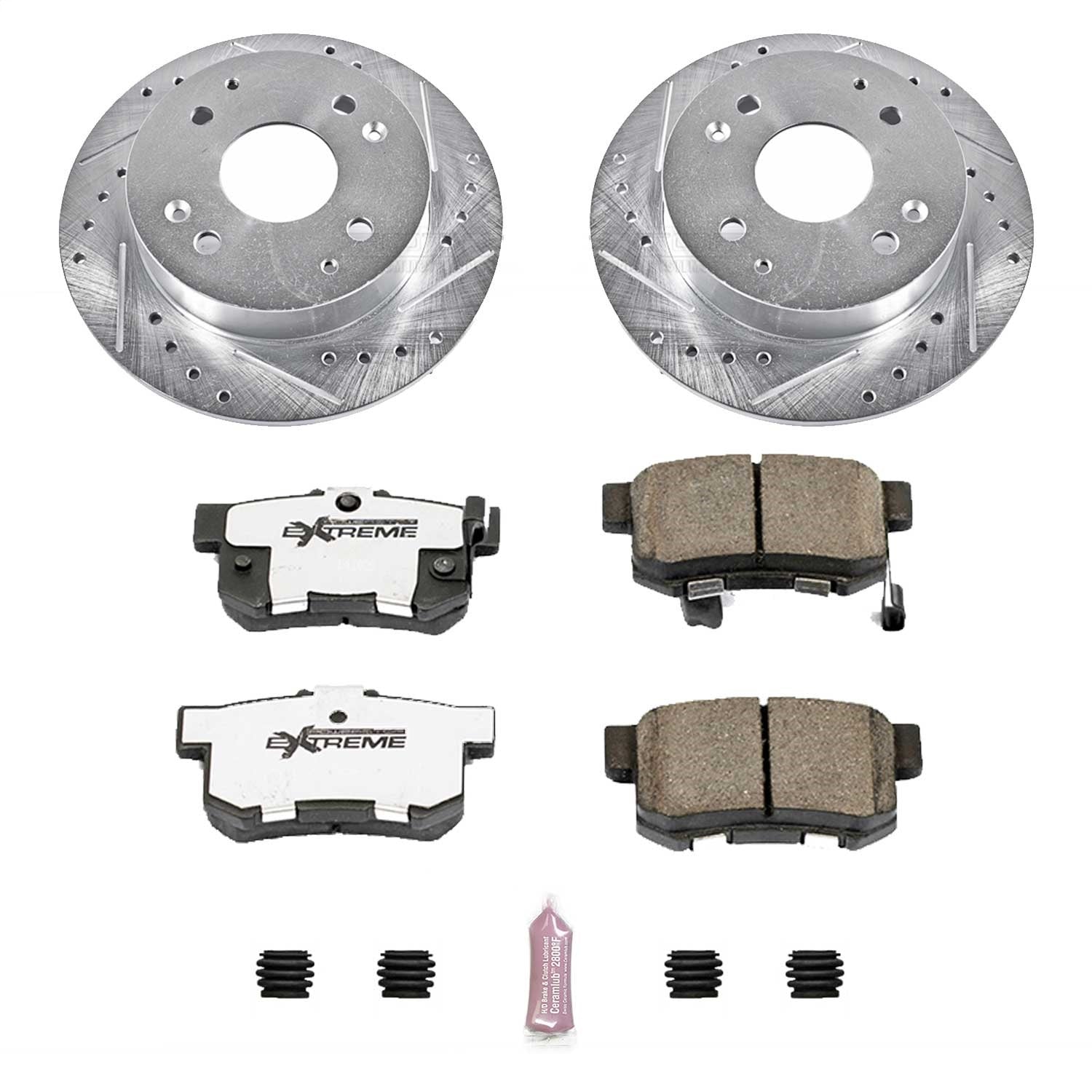 PowerStop Rear Z26 Street Warrior Brake Kit | Acura CL (98-99) (K1244-26)