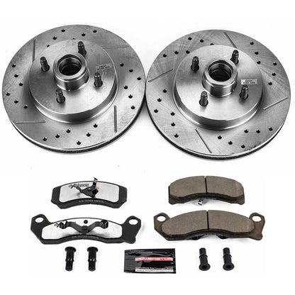 PowerStop Front Z26 Street Warrior Brake Kit | Ford Mustang (87-93) (K1279-26)