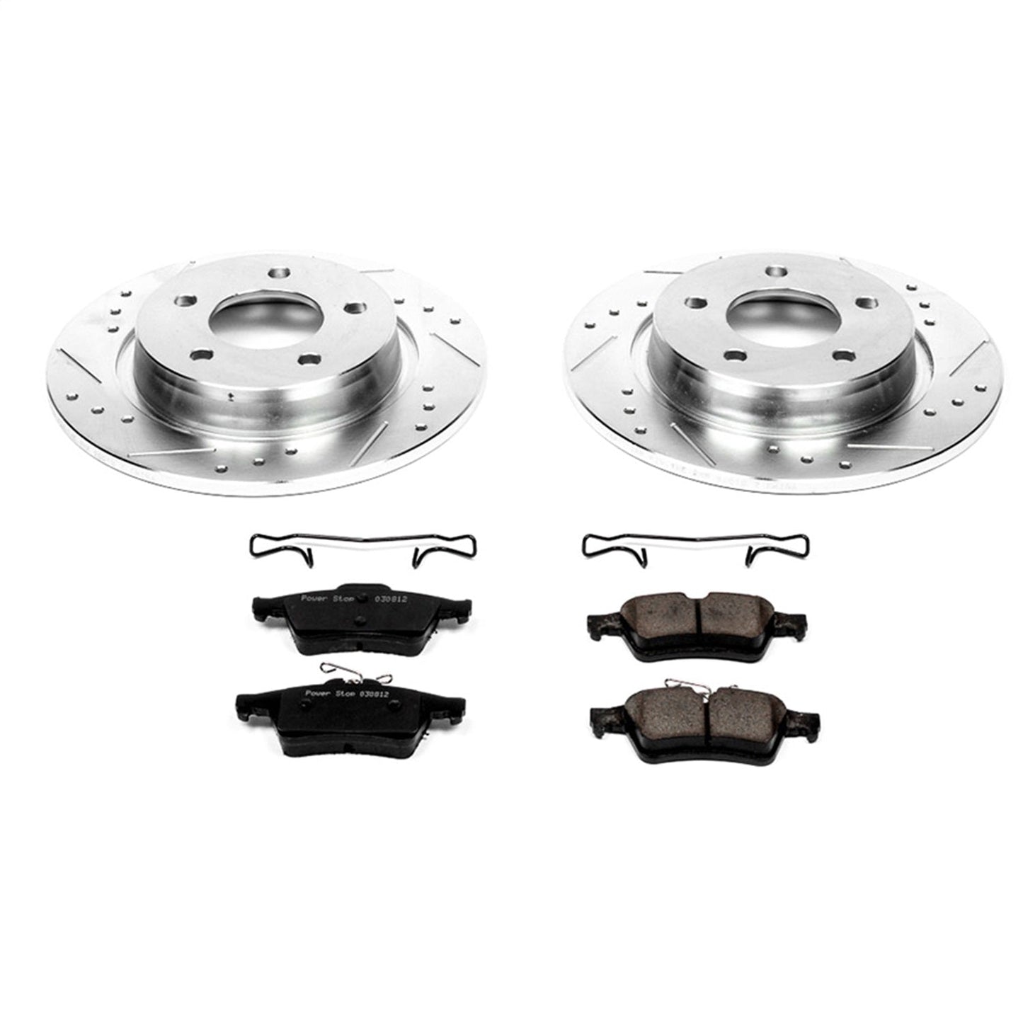 PowerStop Rear Z23 Evolution Sport Brake Kit | Mazda 3 (04-13) (K129)