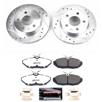 PowerStop Rear Z26 Street Warrior Brake Kit | Ford Thunderbird (93-97) (K1297-26)