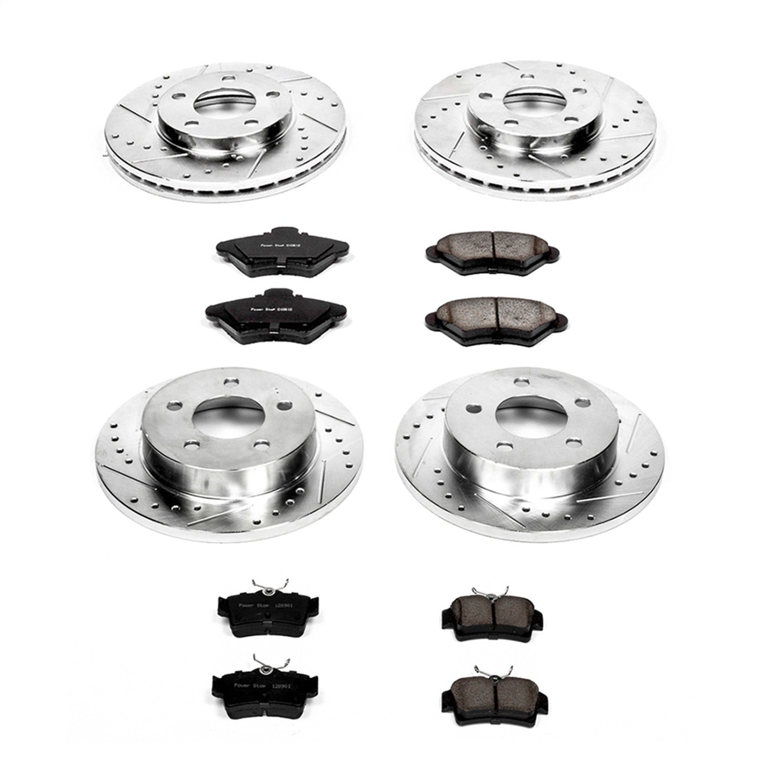 PowerStop Front & Rear Z23 Evolution Sport Brake Kit | Ford Mustang (94-98) (K1300)