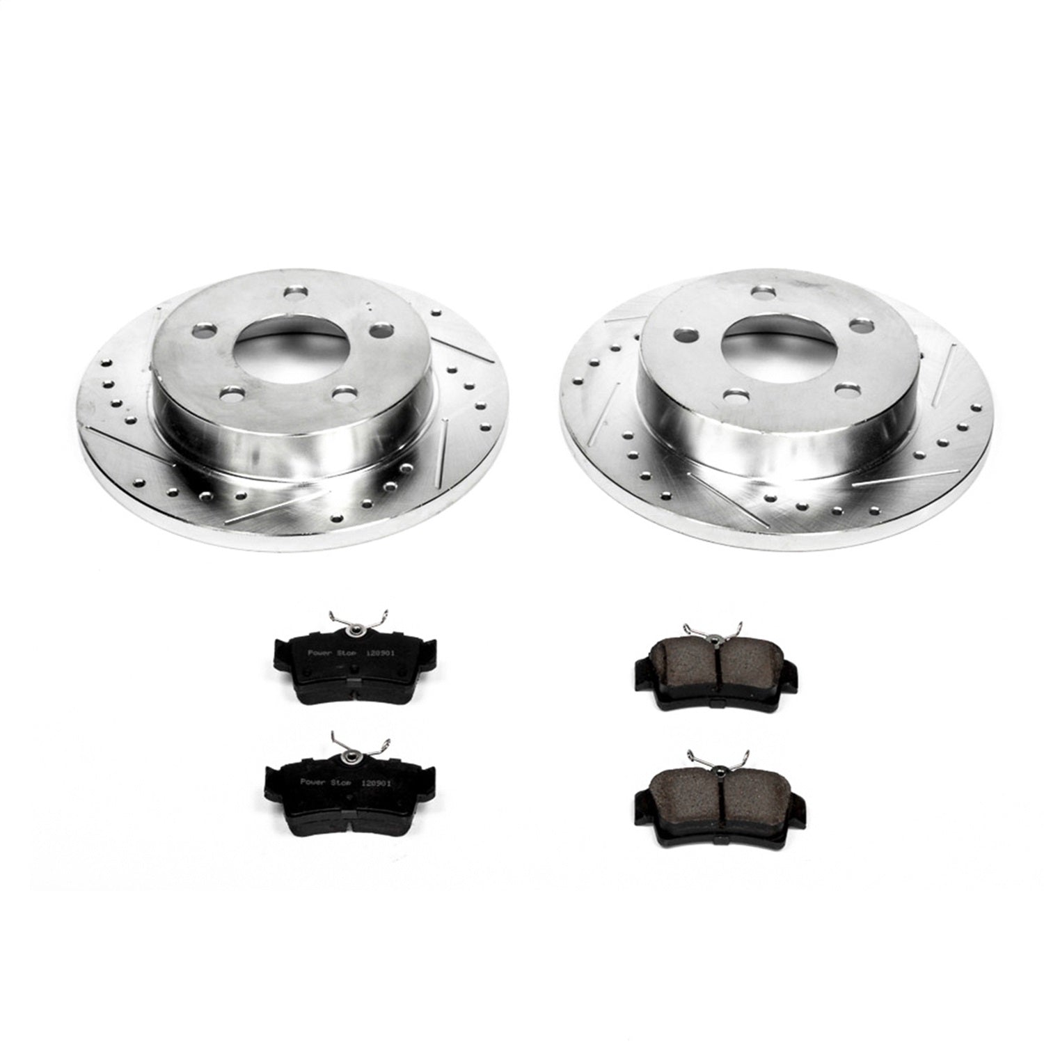 PowerStop Rear Z23 Evolution Sport Brake Kit | Ford Mustang (94-04) (K1303)