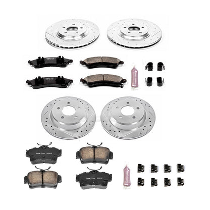 PowerStop Front & Rear Z23 Evolution Sport Brake Kit | Ford Mustang (94-99) (K1305)