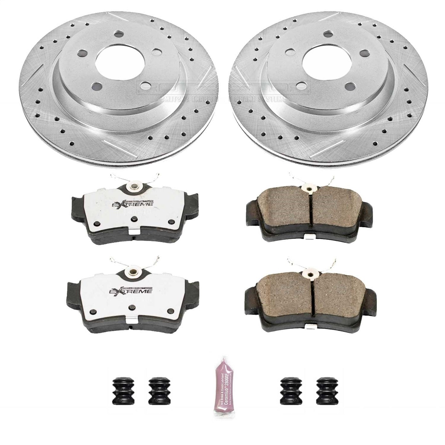 PowerStop Rear Z26 Street Warrior Brake Kit | Ford Mustang (94-99) (K1306-26)