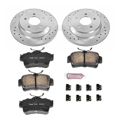PowerStop Rear Z23 Evolution Sport Brake Kit | Ford Mustang (94-99) (K1306)