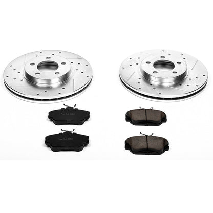 PowerStop Front Z23 Evolution Sport Brake Kit | Ford Taurus (96-99) (K1318)