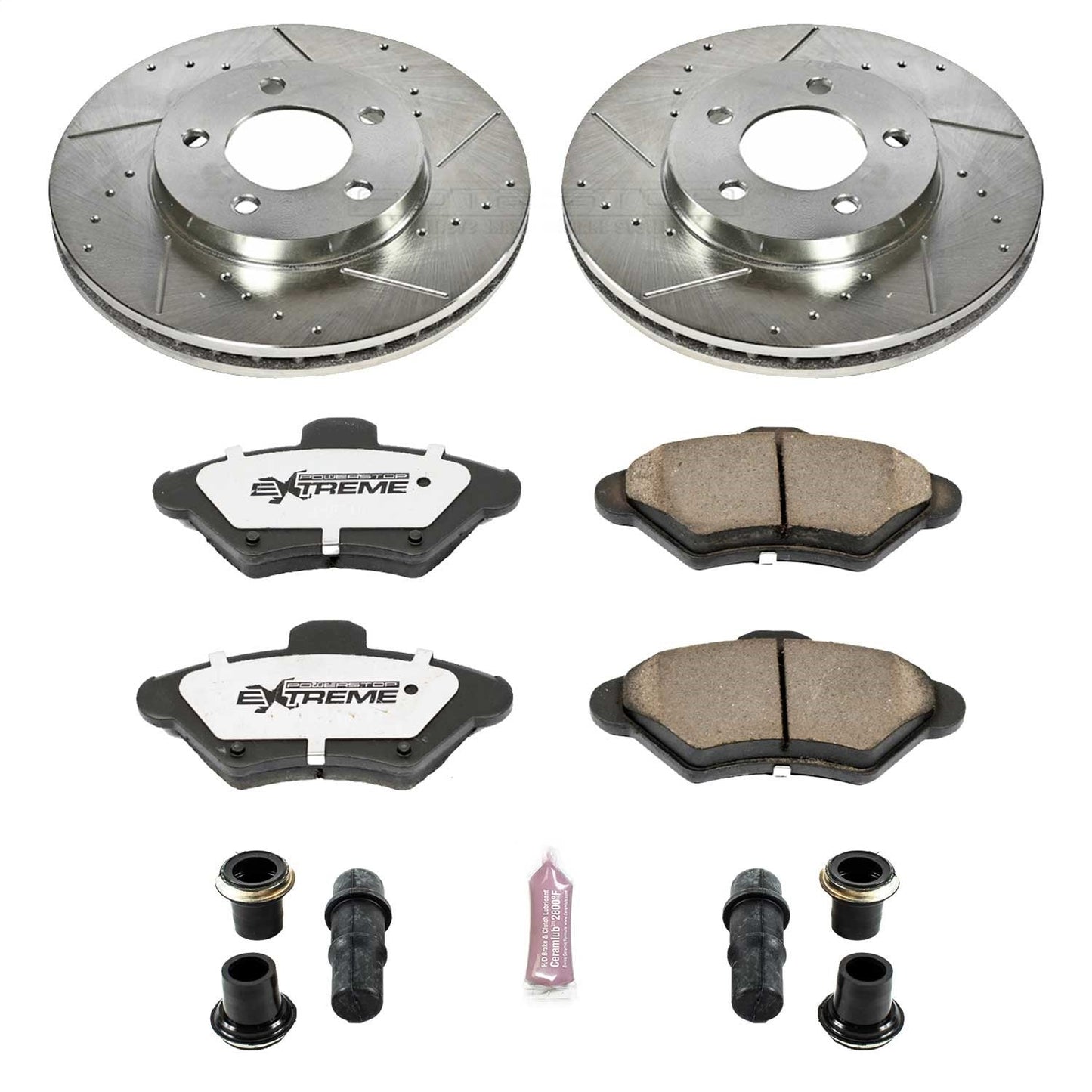 PowerStop Front Z26 Street Warrior Brake Kit | Ford Thunderbird (93-97) (K1325-26)