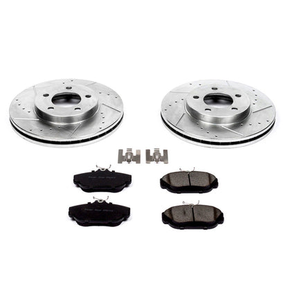 PowerStop Z23 Evolution Sport Front Brake Kit | Ford Taurus (94-00) (K1327)