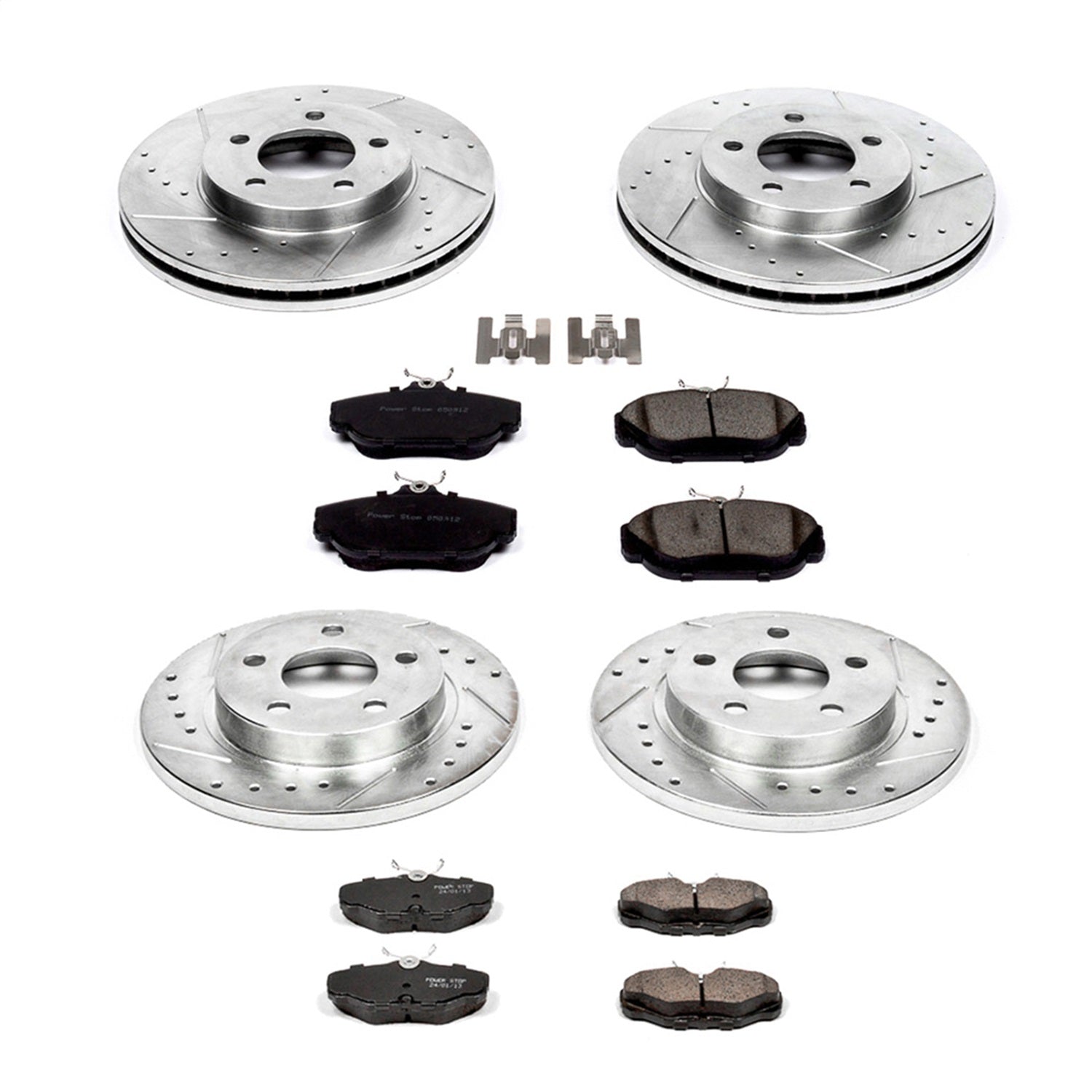 PowerStop Front & Rear Z23 Evolution Sport Brake Kit | Ford Taurus (94-00) (K1328)