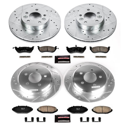 PowerStop Front & Rear Z23 Evolution Sport Brake Kit | Ford Crown Victoria (98-02) (K1336)