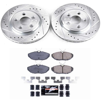 PowerStop Rear Z23 Evolution Sport Brake Kit | Jaguar Vanden Plas (05) (K1361)