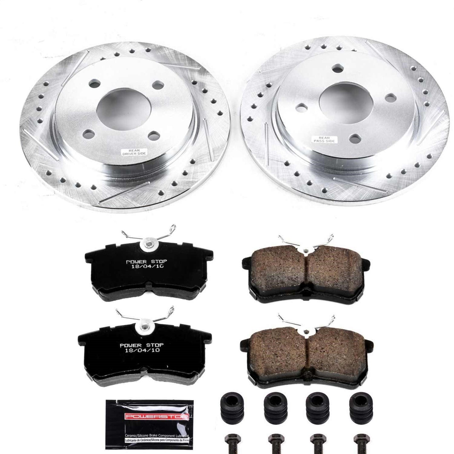 PowerStop Rear Z23 Evolution Sport Brake Kit | Ford Fiesta (14-19) (K1363)