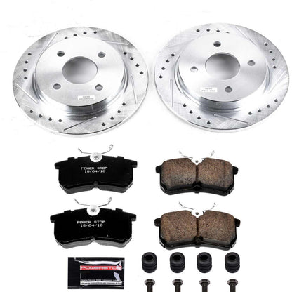 PowerStop Rear Z23 Evolution Sport Brake Kit | Ford Fiesta (14-19) (K1363)
