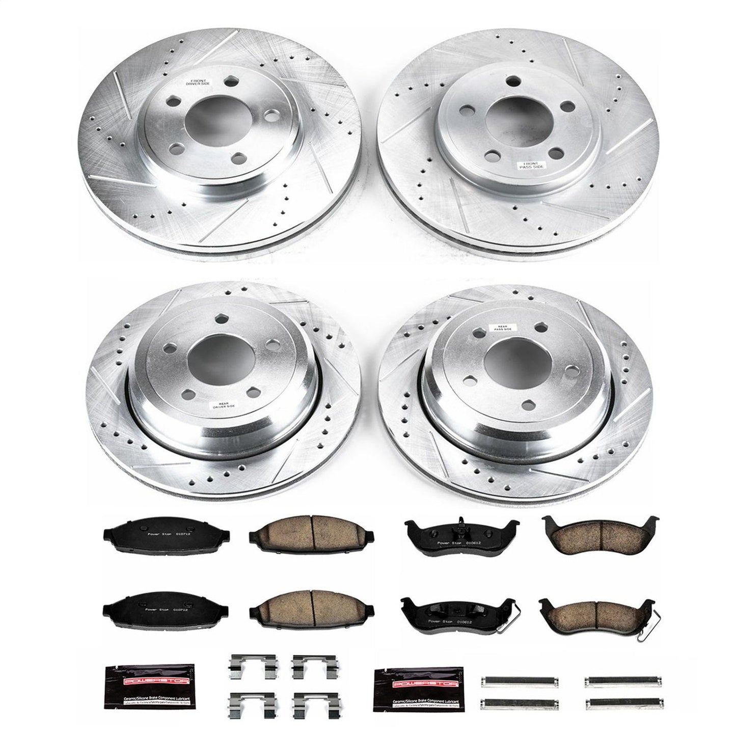 PowerStop Front & Rear Z23 Evolution Sport Brake Kit | Ford Crown Victoria (03-11) (K1365)
