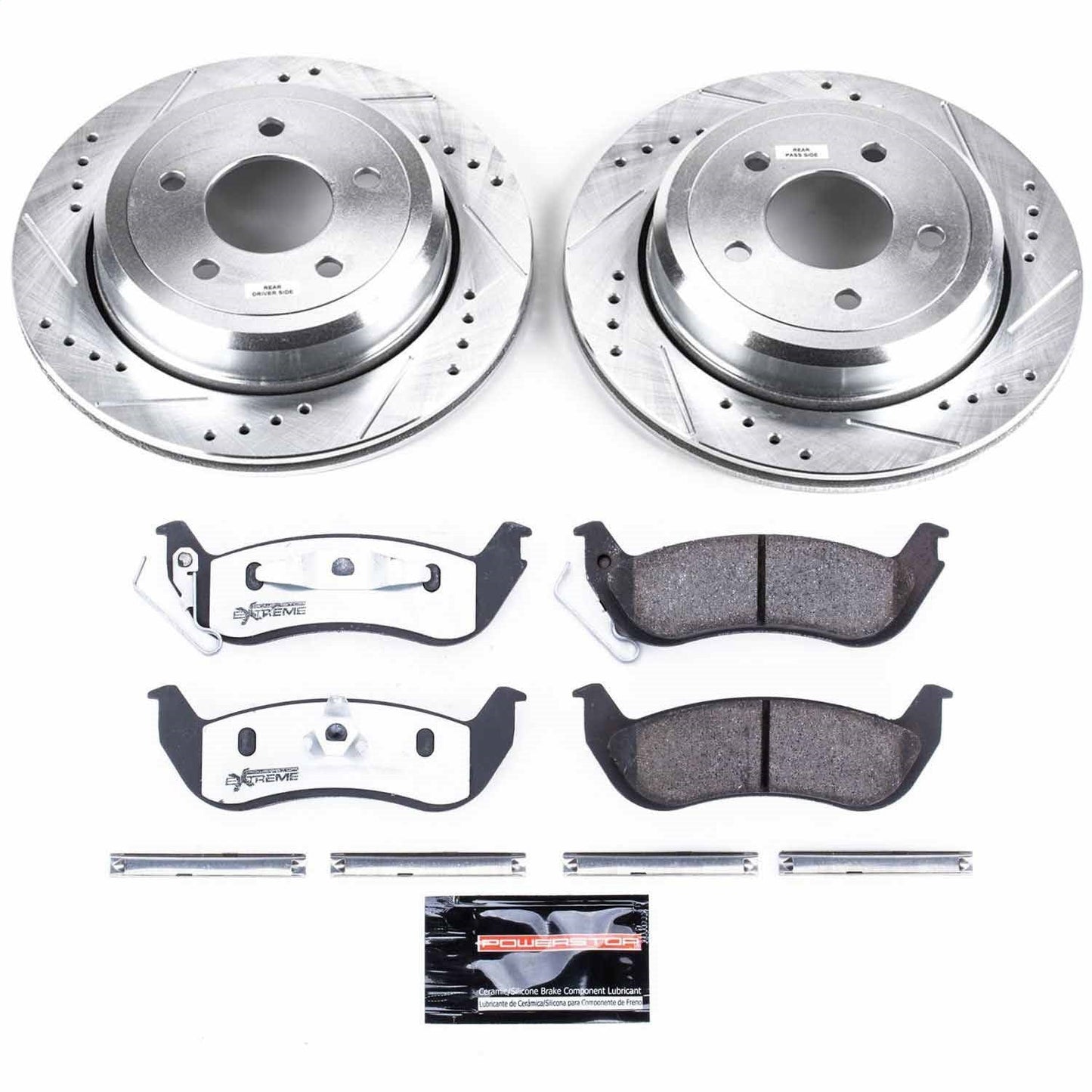 PowerStop Rear Z26 Street Warrior Brake Kit | Ford Crown Victoria (03-11) (K1368-26)