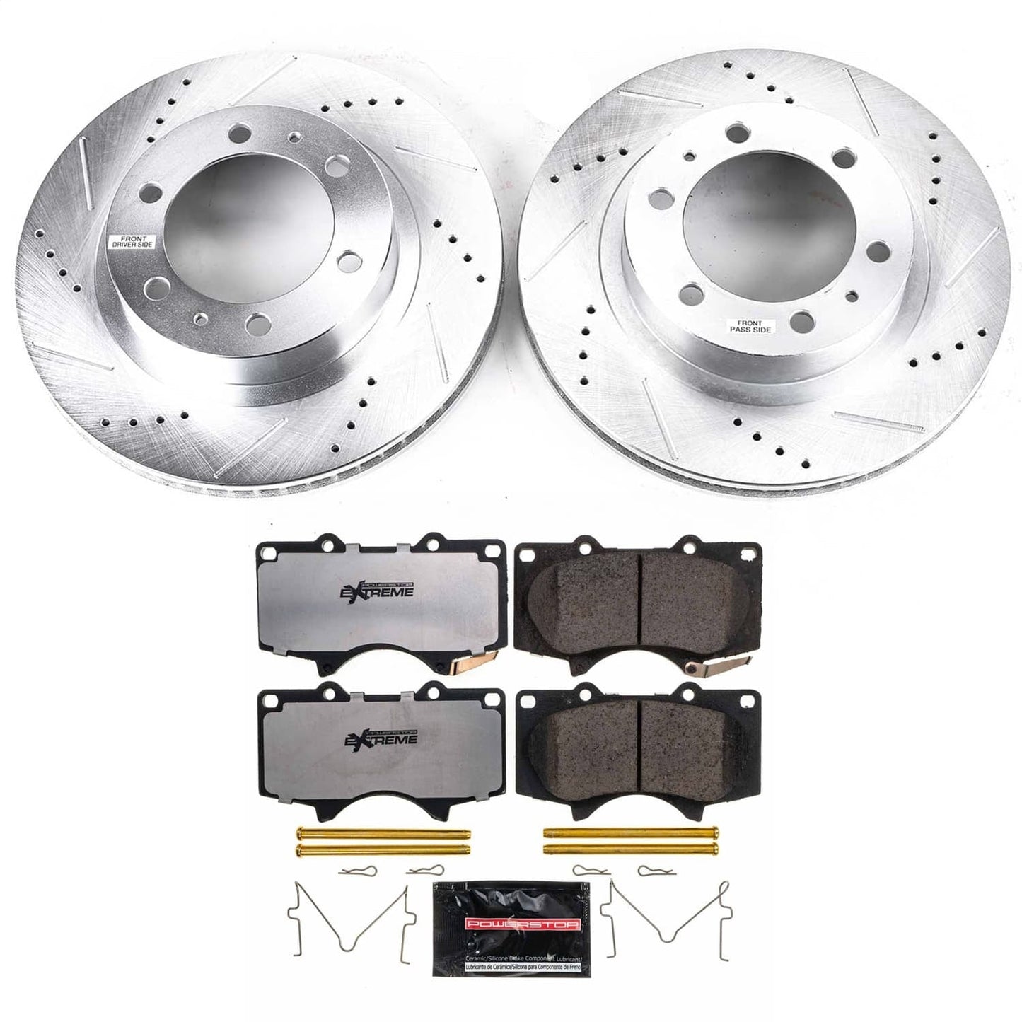 PowerStop Front Z36 Truck & Tow Brake Kit | Toyota 4Runner (03-09) (K137-36)