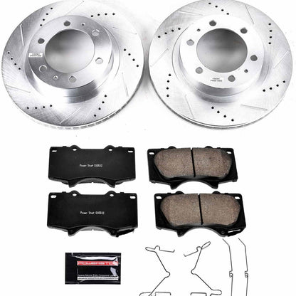 PowerStop Front Z23 Evolution Sport Brake Kit | Toyota 4Runner (03-09) (K137)
