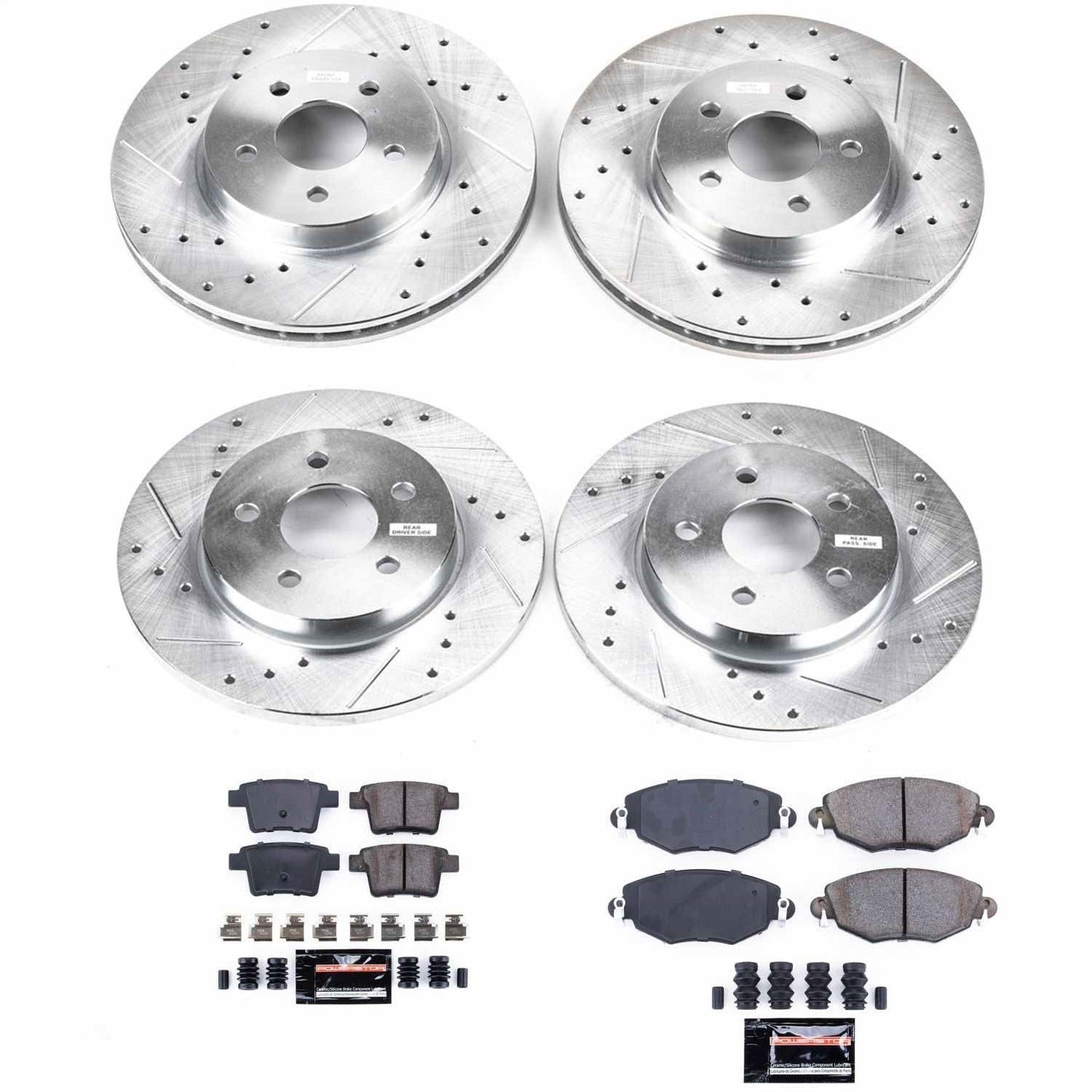 PowerStop Front & Rear Z23 Evolution Sport Brake Kit | Jaguar X-Type (05-08) (K1374)