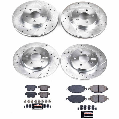 PowerStop Front & Rear Z23 Evolution Sport Brake Kit | Jaguar X-Type (05-08) (K1374)
