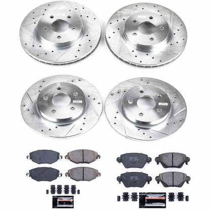 PowerStop Front & Rear Z23 Evolution Sport Brake Kit | Jaguar X-Type (02-05) (K1375)
