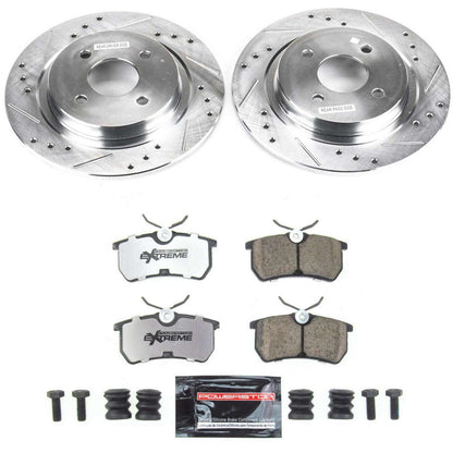 PowerStop Rear Z26 Street Warrior Brake Kit | Ford Focus (02-04) (K1376-26)