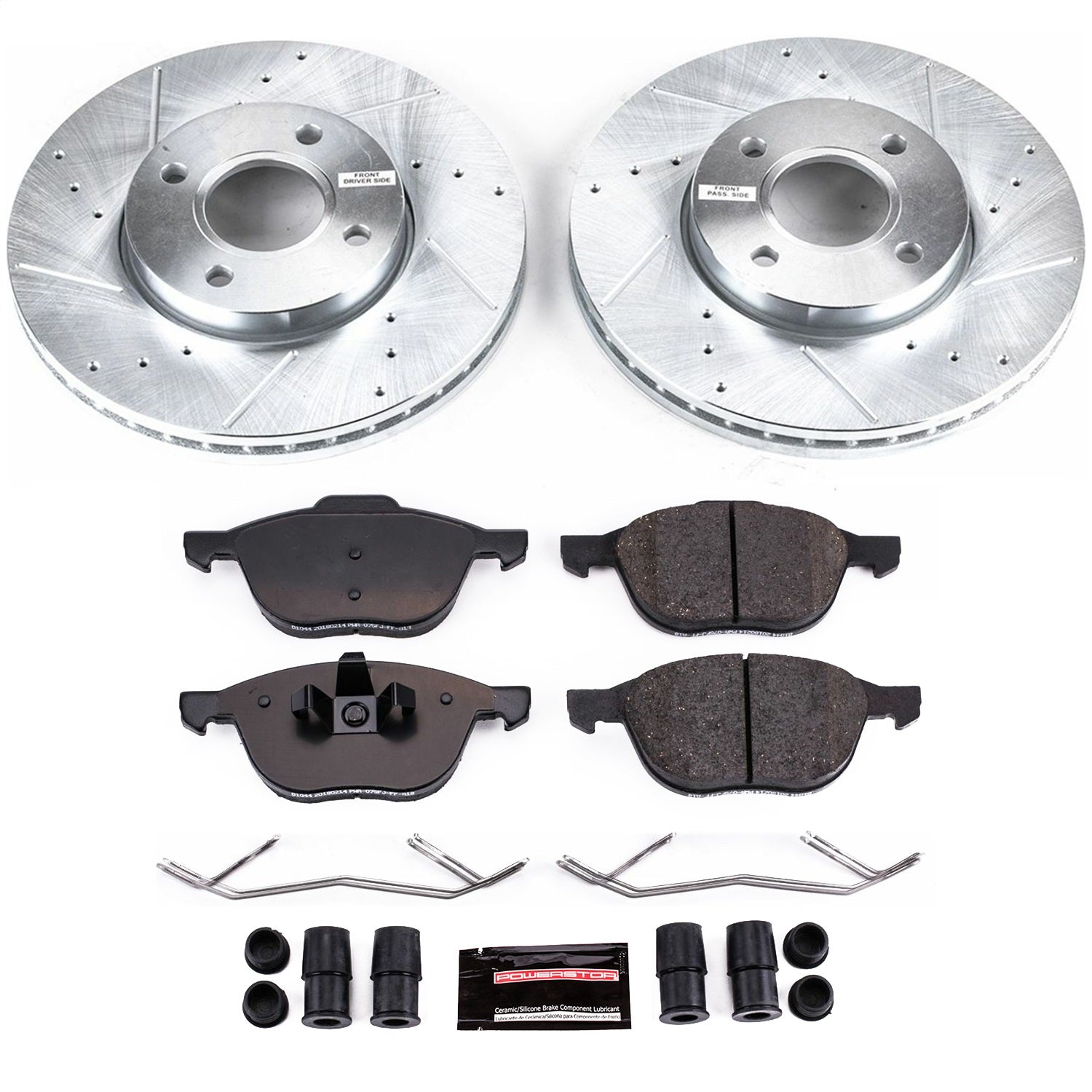 PowerStop Z23 Evolution Sport Front Brake Kit | Ford Focus (05-07) (K1377)