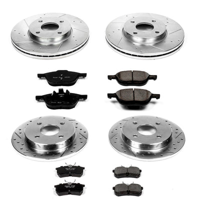 PowerStop Front & Rear Z23 Evolution Sport Brake Kit | Ford Focus (05-07) (K1378)