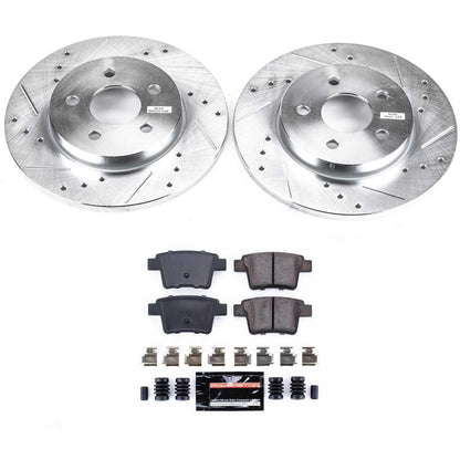PowerStop Rear Z23 Evolution Sport Brake Kit | Jaguar X-Type (05-08) (K1379)