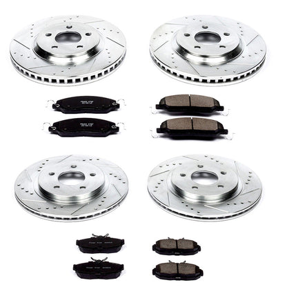 PowerStop Front & Rear Z23 Evolution Sport Brake Kit | Ford Mustang (05-10) (K1381)