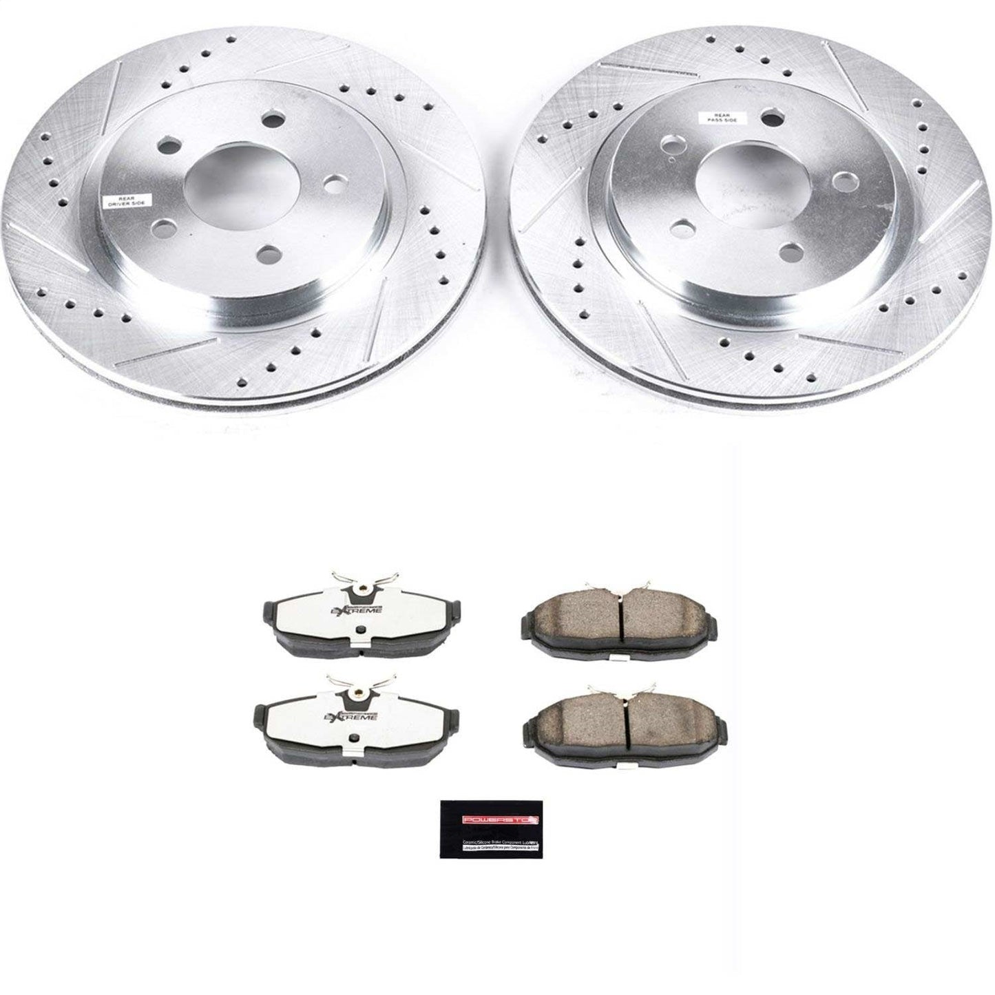 PowerStop Rear Z26 Street Warrior Brake Kit | Ford Mustang (05-11) (K1384-26)