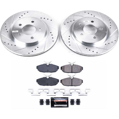 PowerStop Rear Z23 Evolution Sport Brake Kit | Ford Mustang (05-11) (K1384)