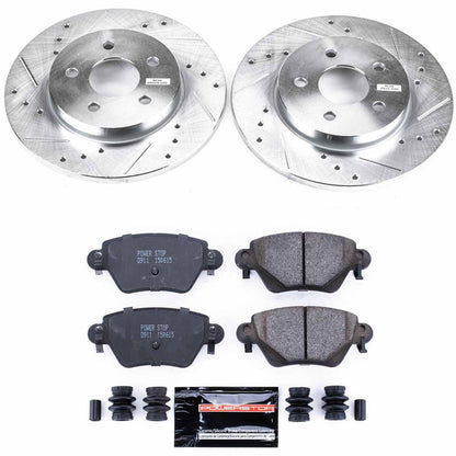 PowerStop Rear Z23 Evolution Sport Brake Kit | Jaguar X-Type (02-05) (K1390)