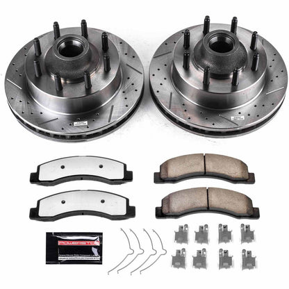 PowerStop Front Z36 Truck & Tow Brake Kit | Ford F-350 Super Duty (03-04) (K1392-36)
