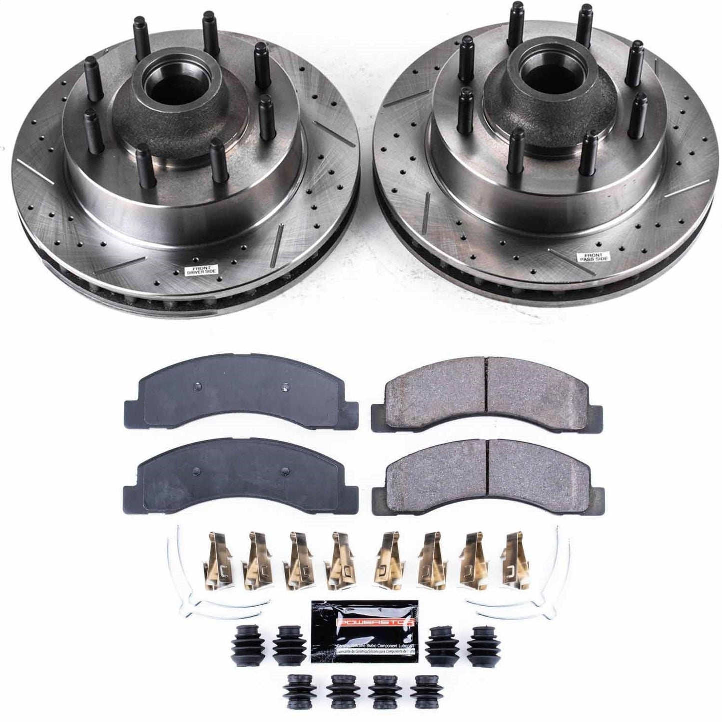 PowerStop Front Z23 Evolution Brake Kit | Ford F-350 Super Duty (03-04) (K1392)