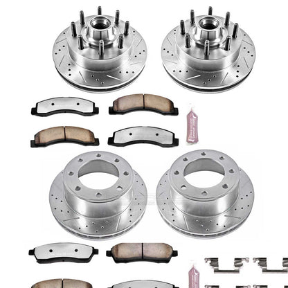 PowerStop Front & Rear Z36 Truck & Tow Brake Kit | Ford Excursion (03-05) (K1393-36)